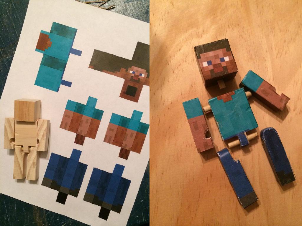用木块和爱,构筑起桌面上的《我的世界》