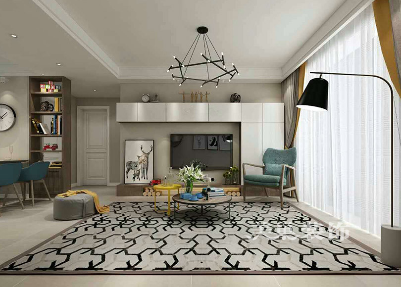 郑州市金水区中海锦苑89平现代简约业主很喜欢