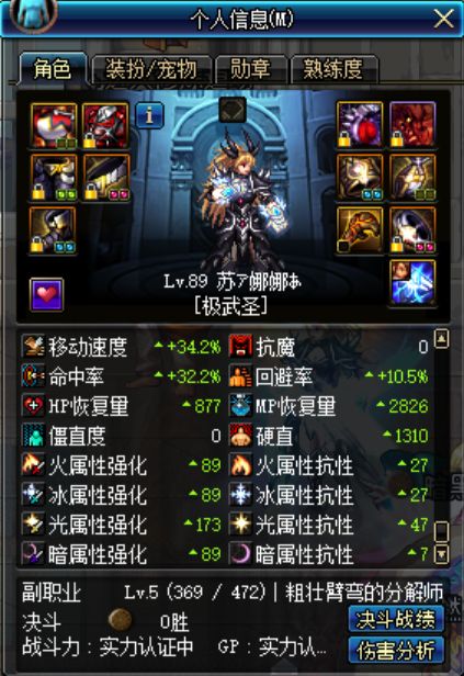 dnf极武圣95加点,dnf极武圣100级