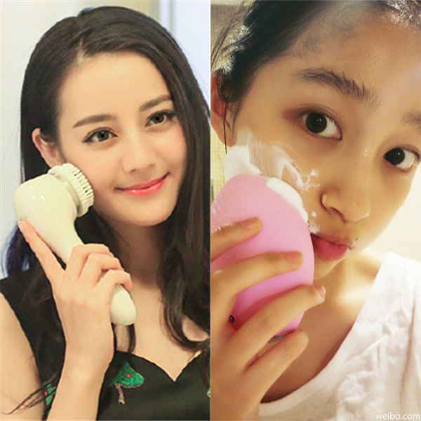 迪丽热巴关晓彤同款洗脸神器大PK！科莱丽vs露娜谁更好用？