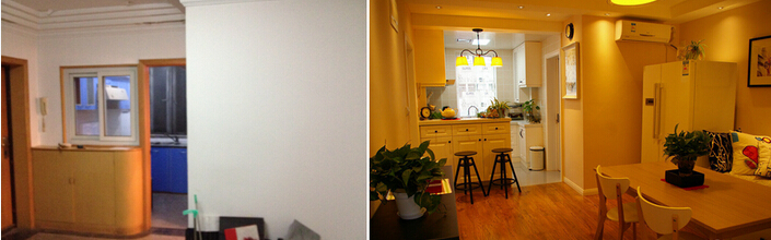 70平方三室一厅宜家风格,宜家旧房改造小户型