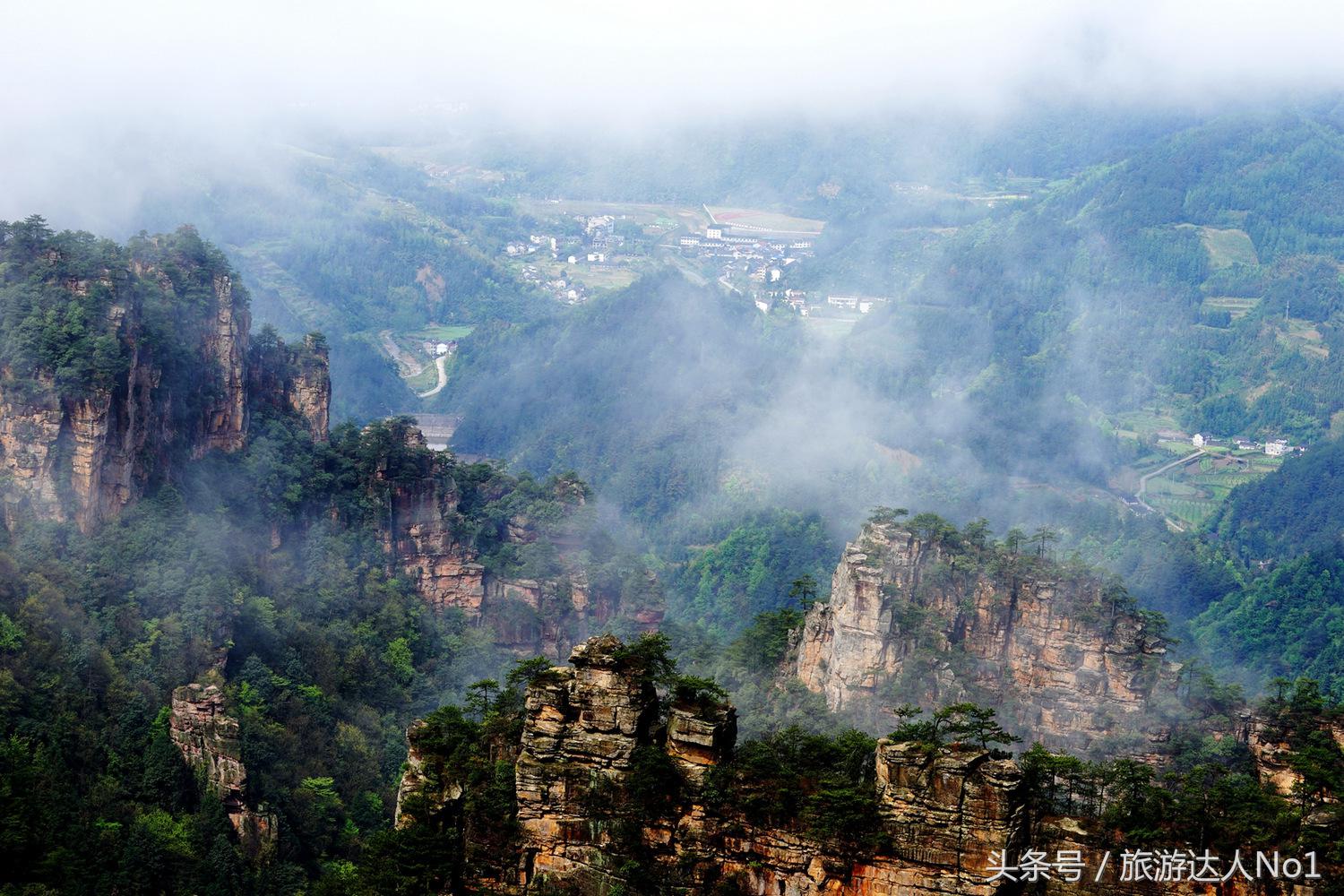游记张家界8天旅游详细攻略,张家界天门山森林公园美景游记