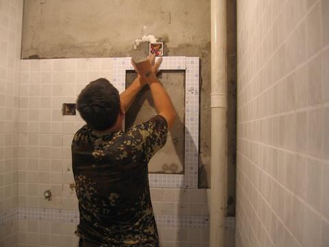 家里装修剩下的瓷砖做一个洗手台,自己家装修洗手台效果图