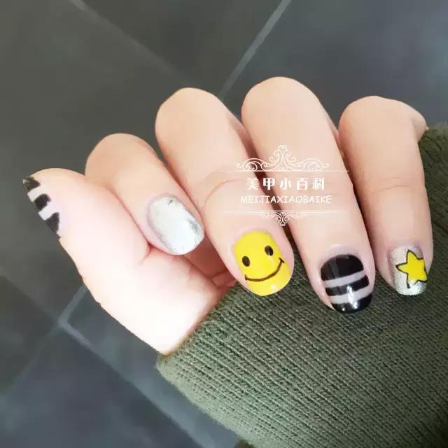 春天美甲2020显白小雏菊,春日小清新粉色系美甲