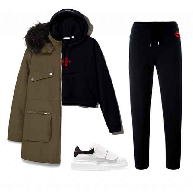 称霸三月换季时就用帽衫+Everything