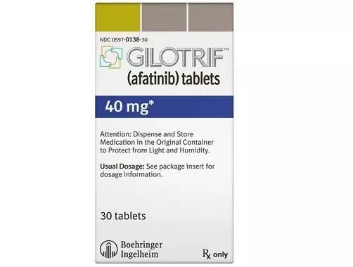 第三代egfr靶向药奥希替尼,2代靶向药阿法替尼