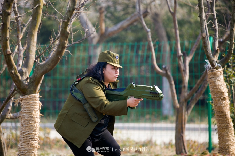 春日暖阳来一场真人CS*战野**