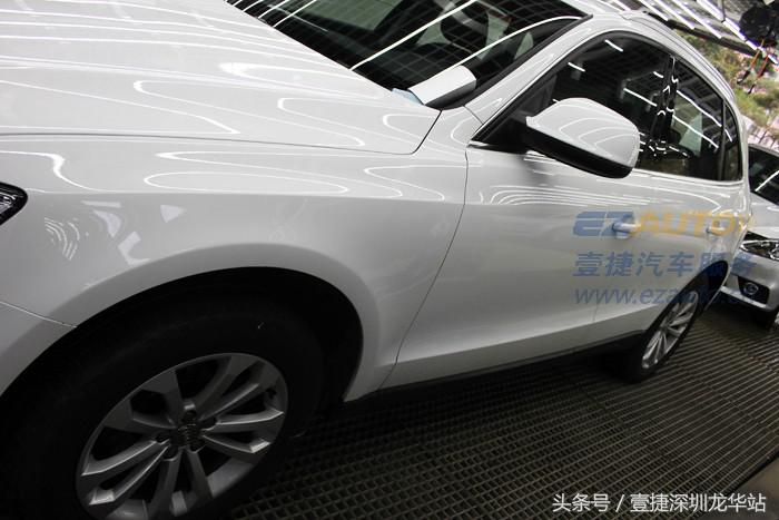 奥迪q5镀晶前后对比图,奥迪q5l镀晶是什么意思