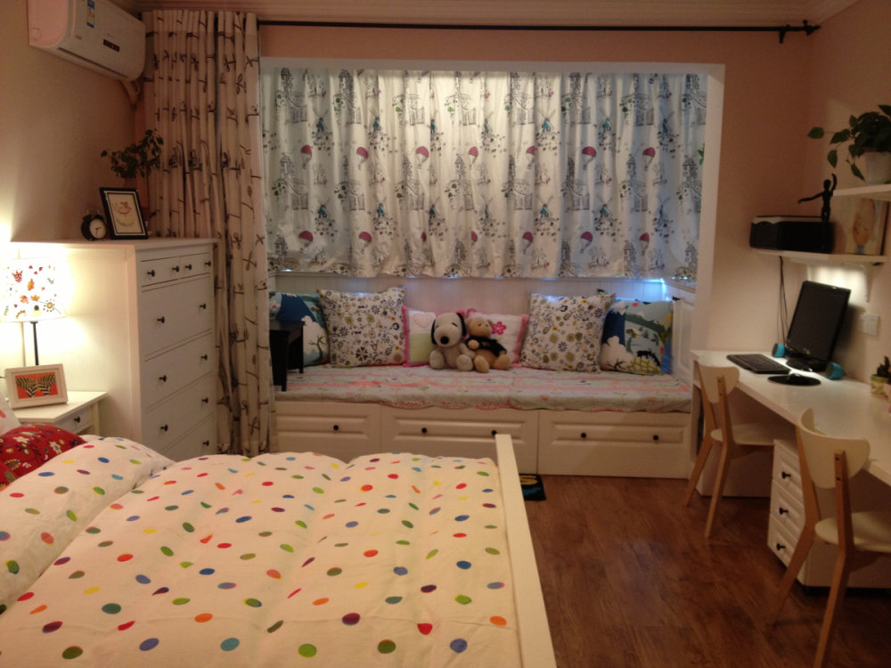 70平方三室一厅宜家风格,宜家旧房改造小户型