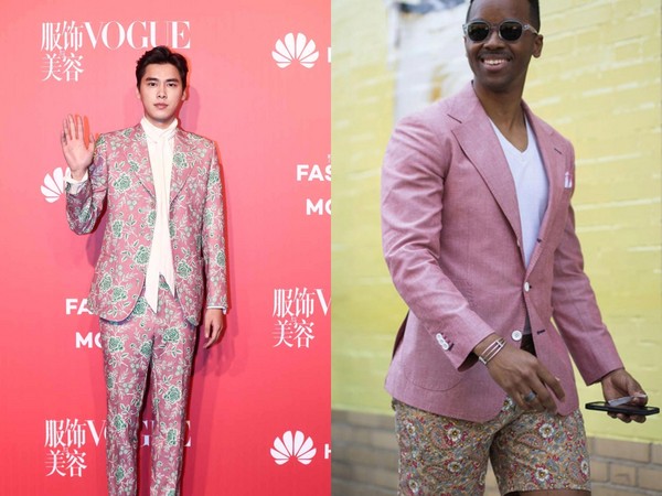 李宇春潮穿GUCCI,学陈奕迅、李易峰穿粉色耍萌