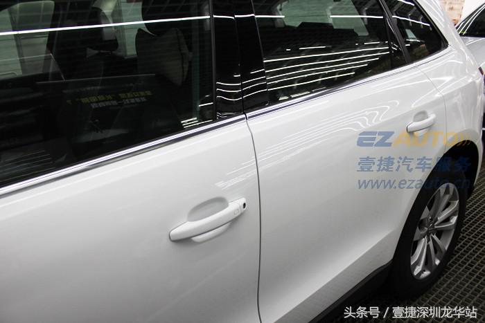 奥迪q5镀晶前后对比图,奥迪q5l镀晶是什么意思