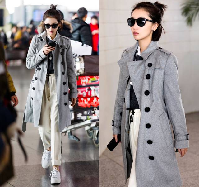 burberry看周冬雨视频,burberry黄色衣衫