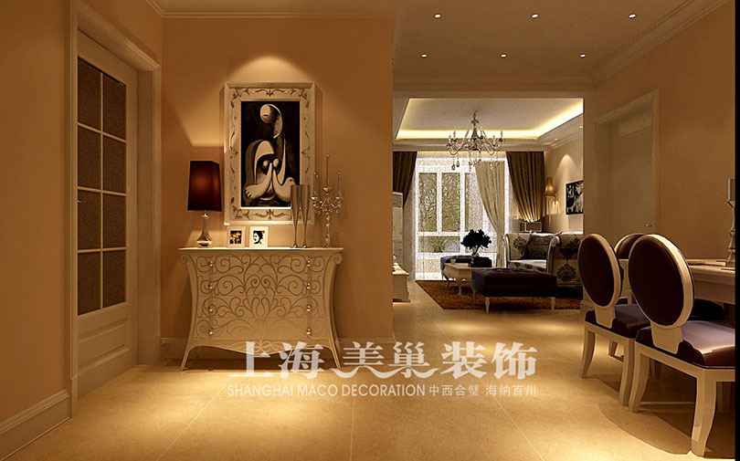 郑州正商蓝海港湾，明钻89平两室两厅简欧风格对比