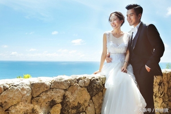 李小璐高清写真图婚纱,李小璐婚纱礼服缎面