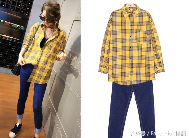 格子衬衫怎样搭配最时尚,格子衬衫应该怎么穿才好看
