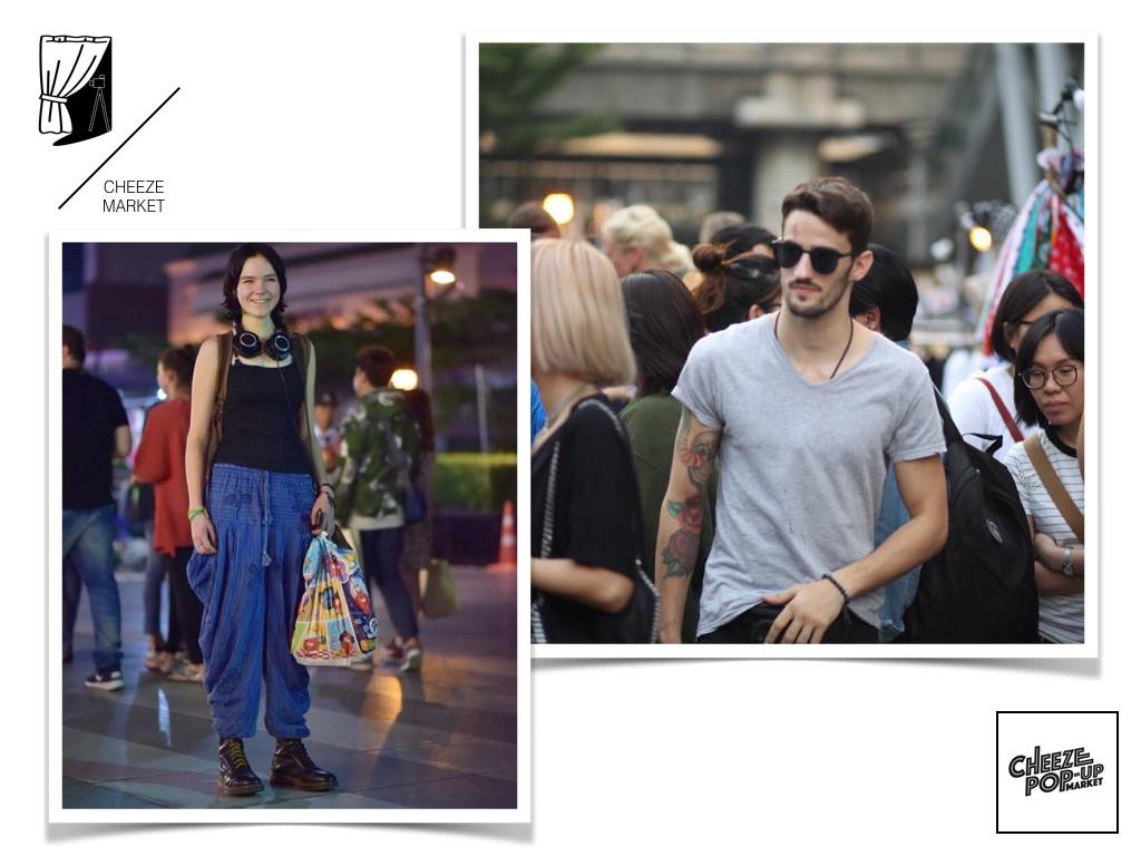 在曼谷,人妖+精油按摩文化市集