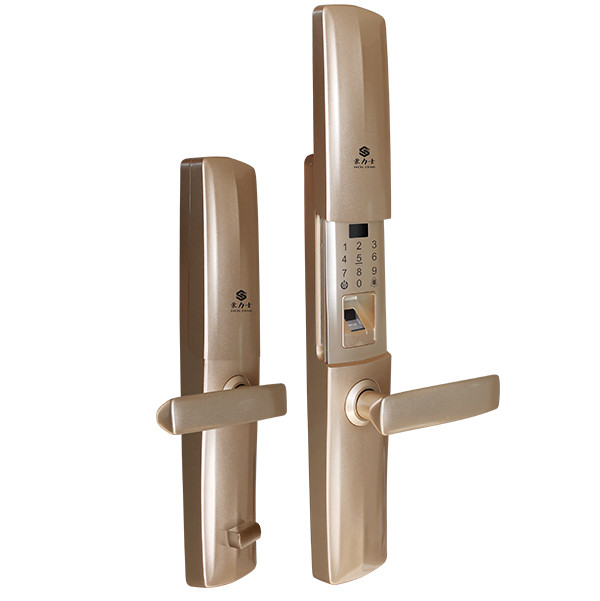 家用防盗指纹锁安全吗,新款家用指纹锁防盗密码锁