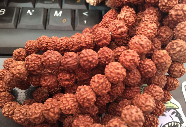 小金刚菩提纹路里有白色东西,纹路深和纹路浅的小金刚