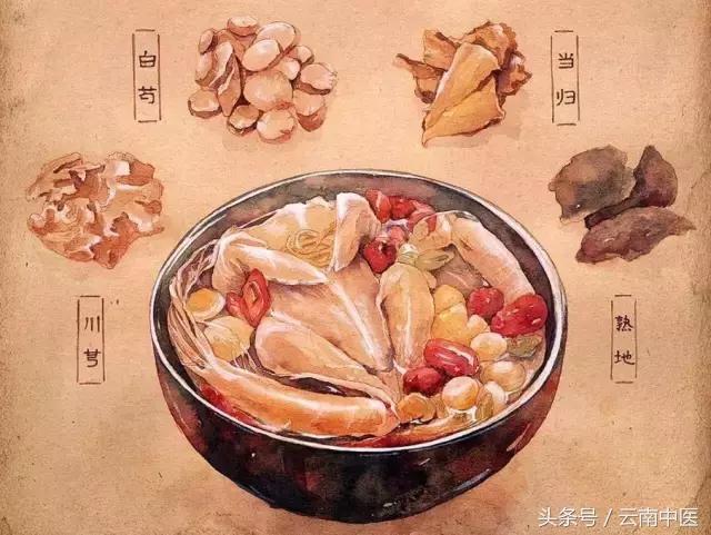 姨妈痛时，你是哪种姿势？马上喝下这道补气养血的四物汤吧