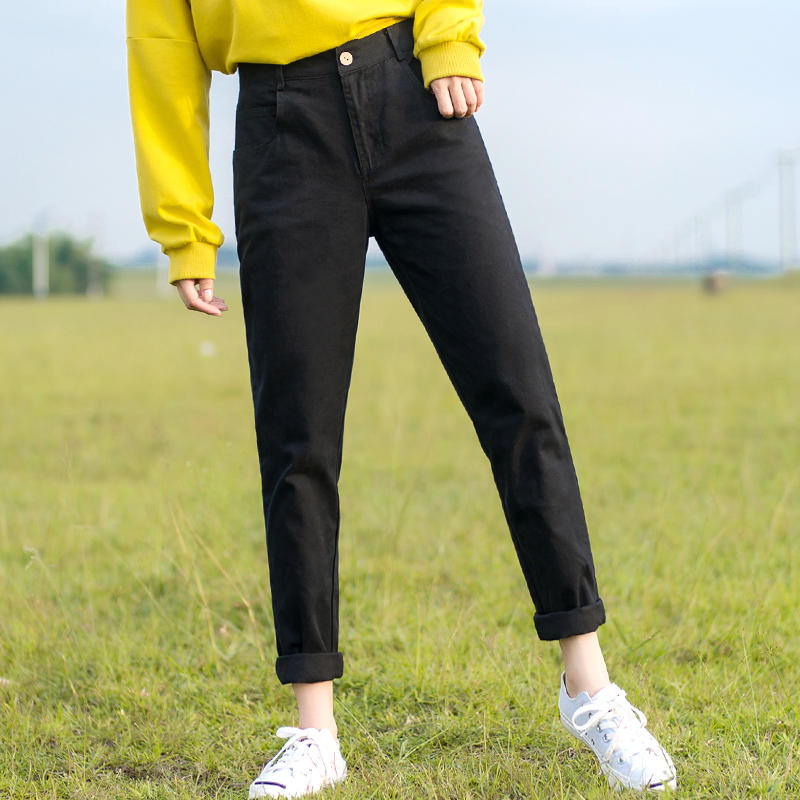 秋季时尚哈伦裤女时髦洋气高档,简单的哈伦裤怎么穿出高级感