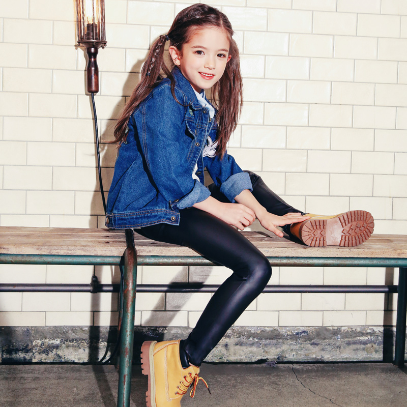 九分皮裤加绒加厚高腰弹力松紧腰,高弹力加肥加大码加厚加绒女皮裤