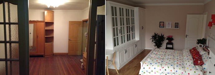 70平方三室一厅宜家风格,宜家旧房改造小户型