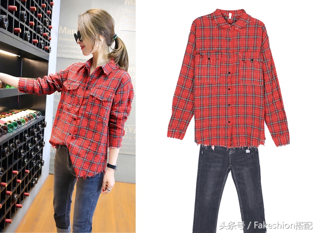 格子衬衫怎样搭配最时尚,格子衬衫应该怎么穿才好看