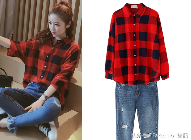 格子衬衫怎样搭配最时尚,格子衬衫应该怎么穿才好看