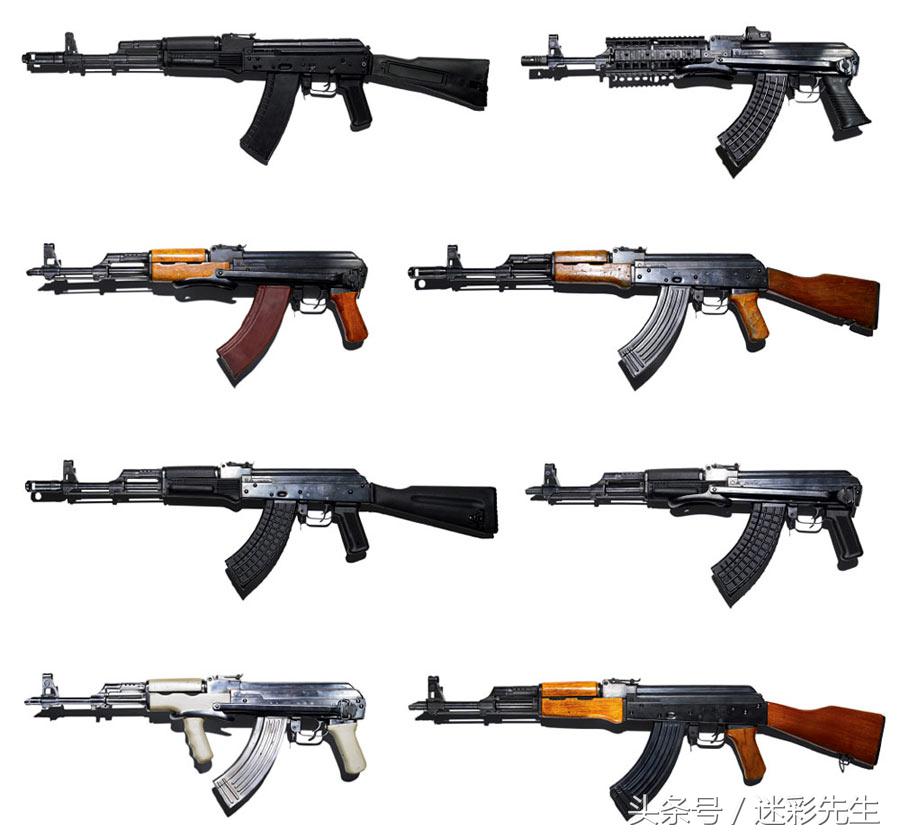 盘点全球十大突击步枪ak47,世界公认十大突击步枪ak47