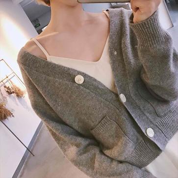 150-175妹子不要怕,初春针织开衫约不约?