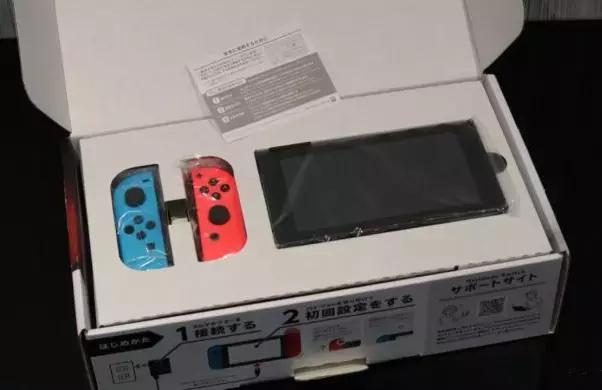 游戏机switch9.9元开箱,switcholed日版开箱