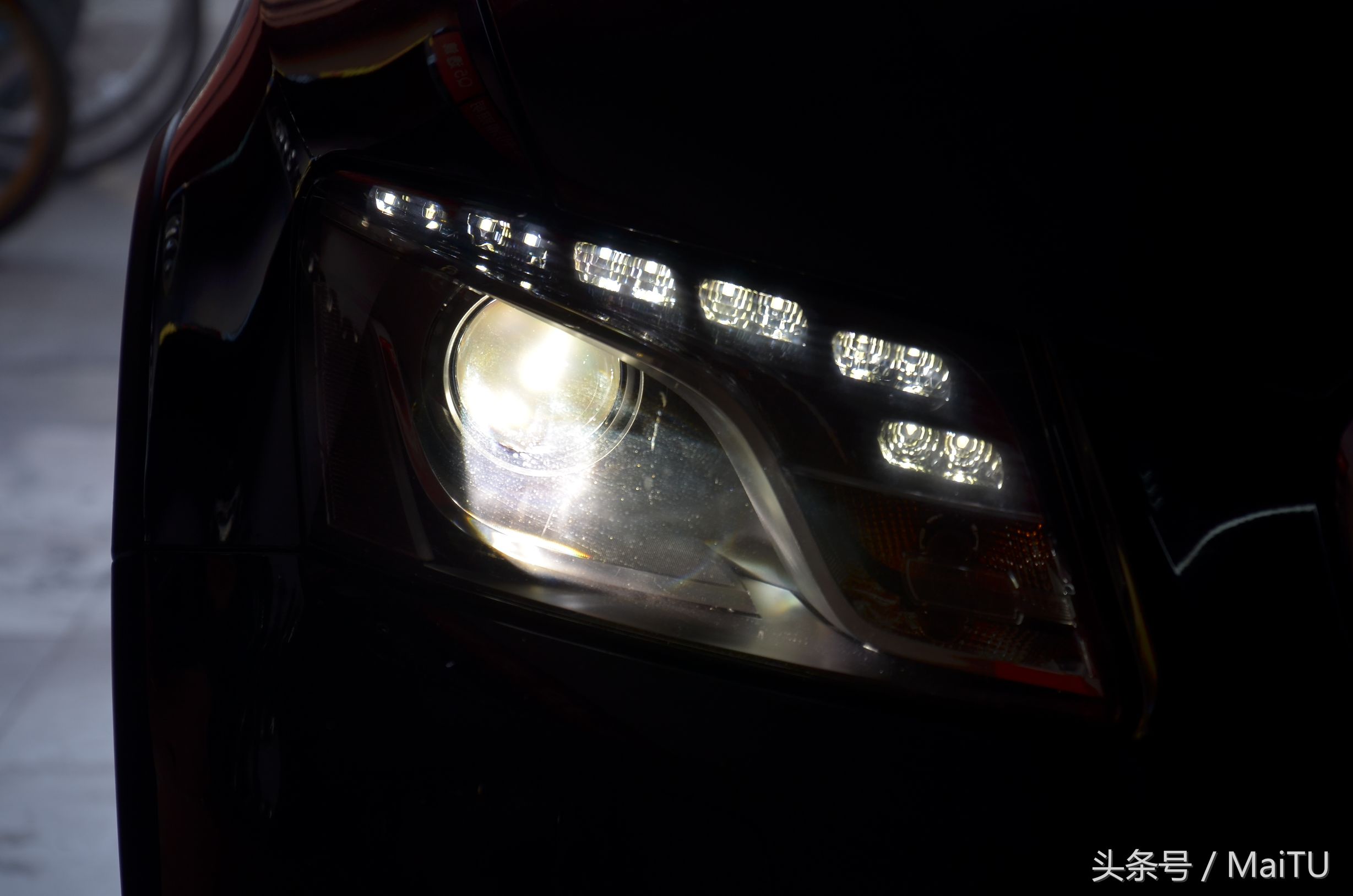 奥迪远光灯有多牛逼,奥迪灯果然名不虚传