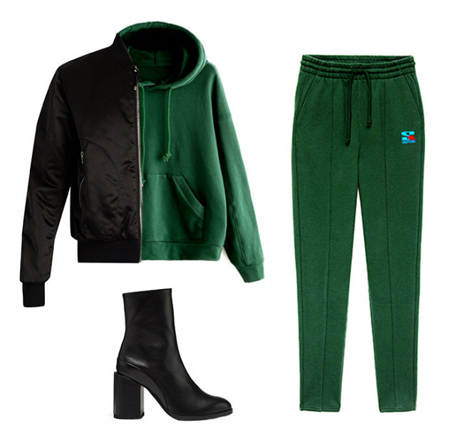 称霸三月换季时就用帽衫+Everything