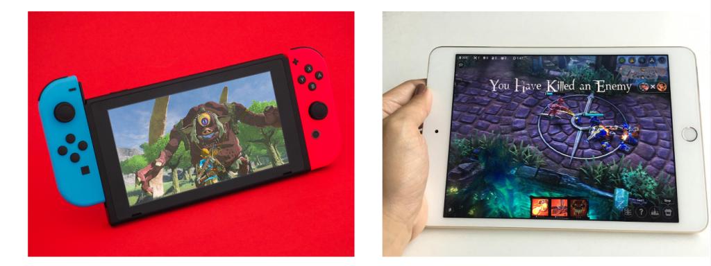 ipadmini6和switch,任天堂switch全面屏