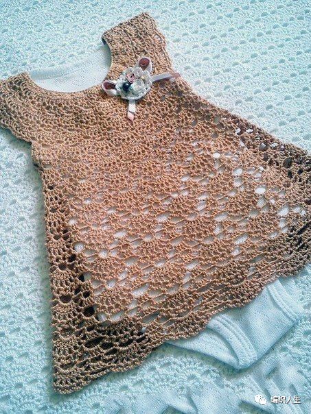 从下往上编织毛线背心裙怎样减针,毛线编织宝宝拼色背心裙图片大全