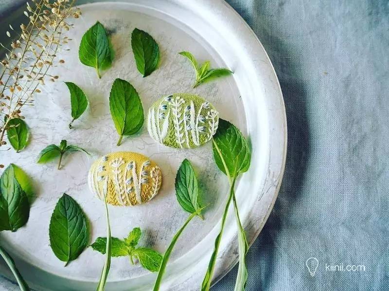 日本刺绣艺术家AliceMakabe的清新刺绣小品