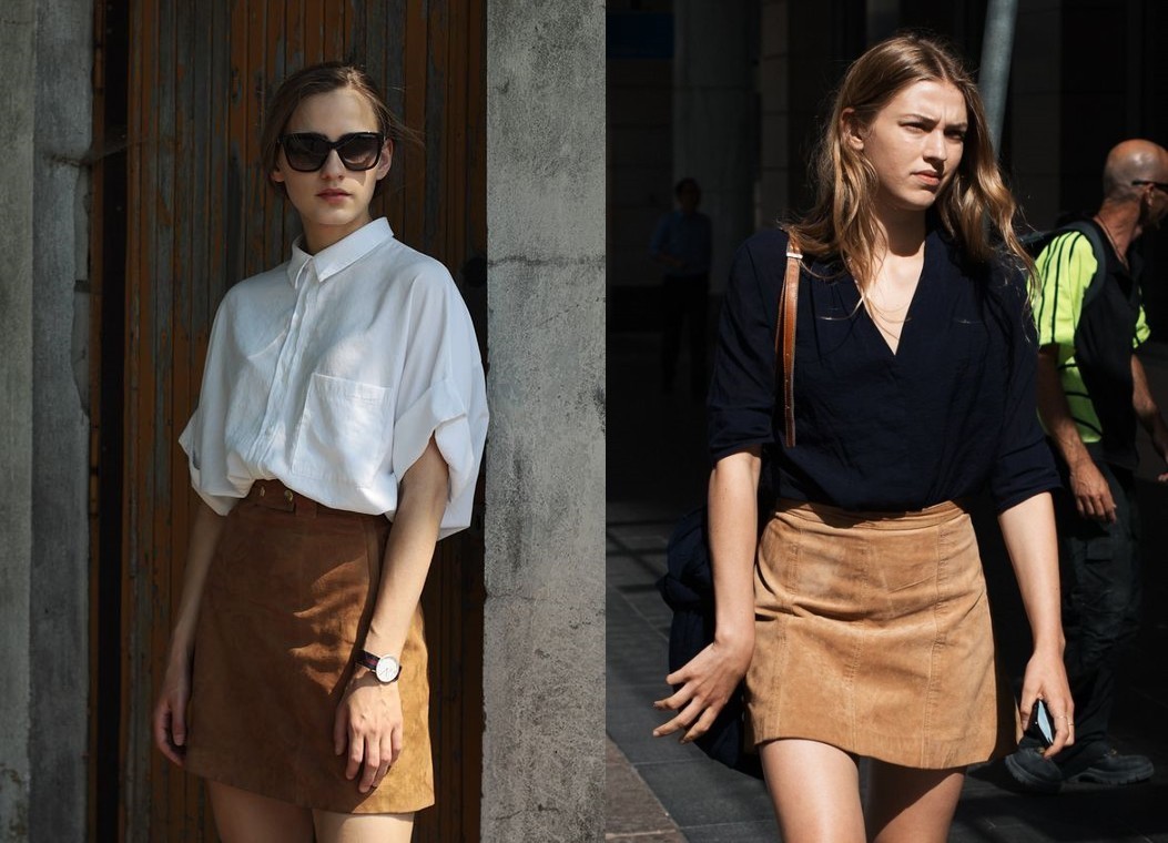 它是能让你远看腿长，近看腰细，侧看腹平~三合一功效的裙子