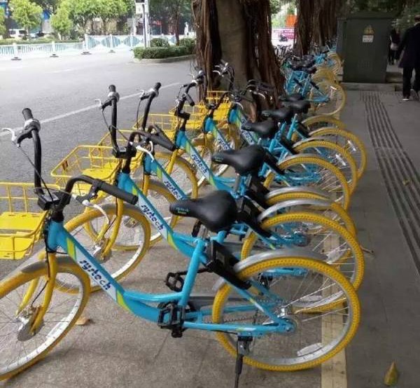 “小蓝车”闪现南宁青秀区！三色共享单车使用全攻略就在这里！