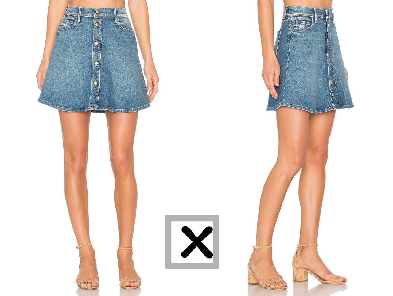 它是能让你远看腿长，近看腰细，侧看腹平~三合一功效的裙子