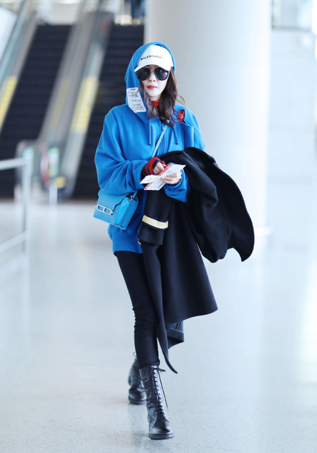 女星机场私服夏季,女星机场私服