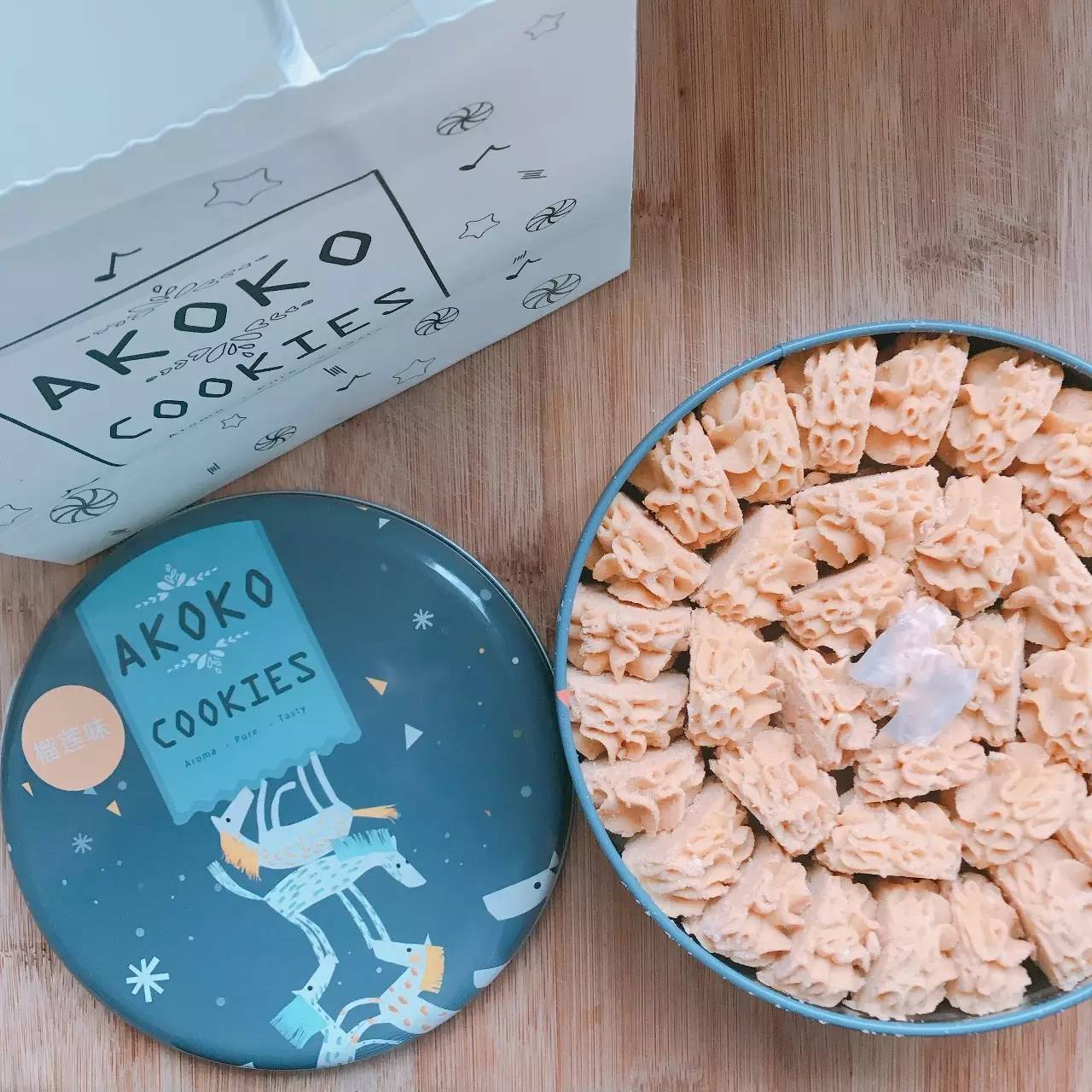 榴莲味儿的曲奇,有榴莲味的榴莲饼