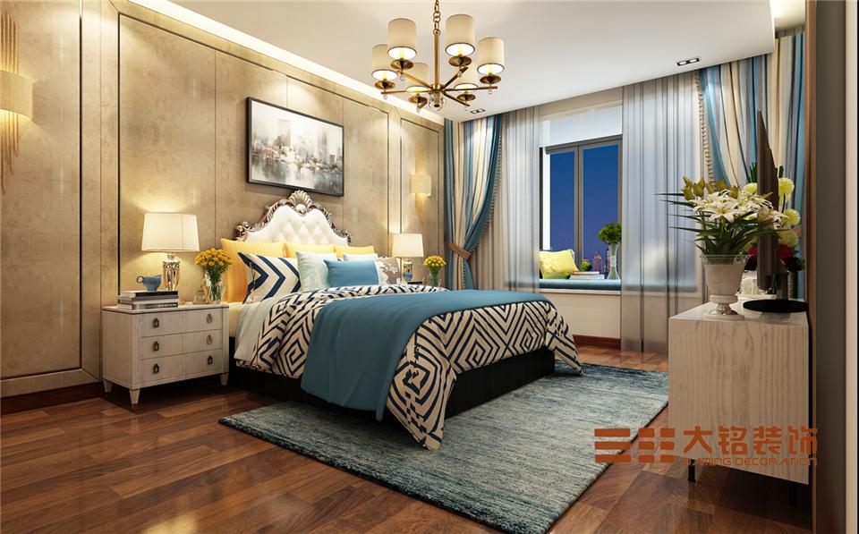 不一样的装修风格,银基128平欧式装修风格