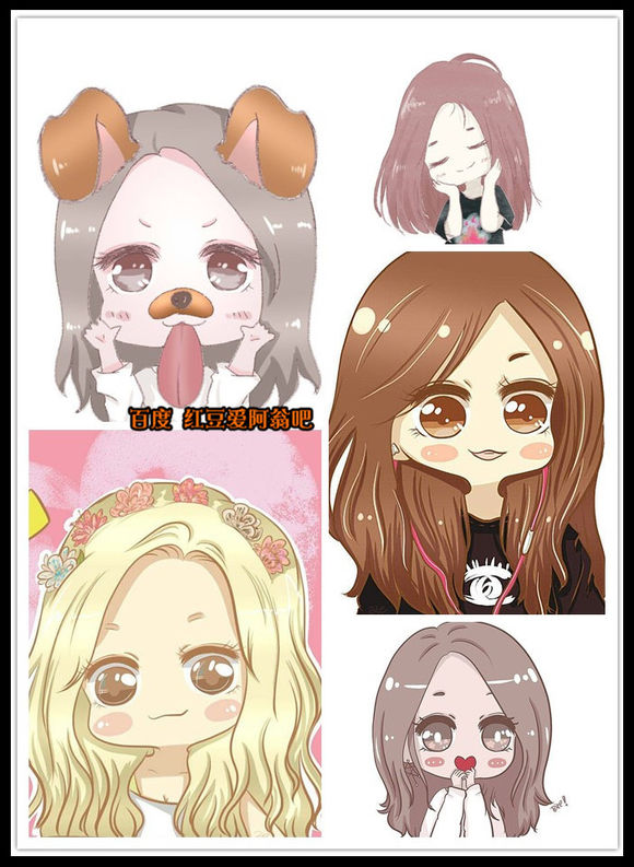 明星Q版形象,真人卡通哪个更萌?