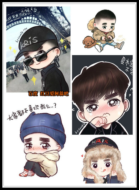 明星Q版形象,真人卡通哪个更萌?