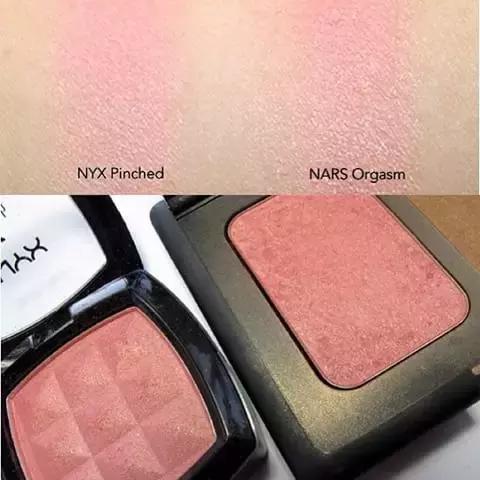 带收缩色和膨胀的的平价腮红,平价代替高价的彩妆