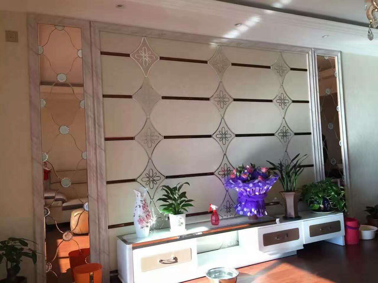 高端背景墙玻璃设计定制,玻璃背景墙轻奢