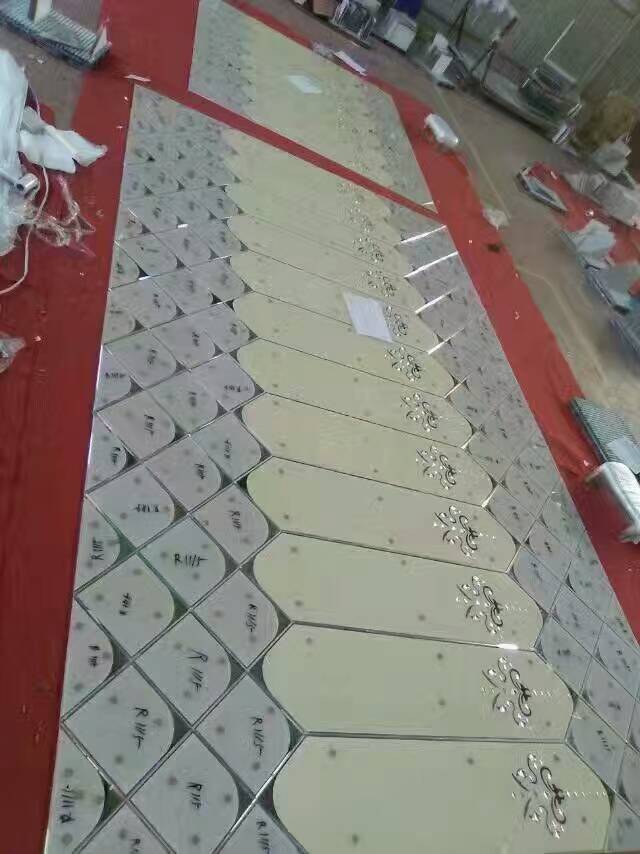 高端背景墙玻璃设计定制,玻璃背景墙轻奢