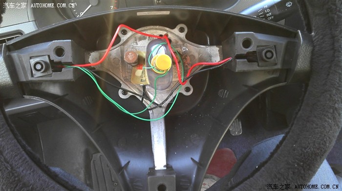 五菱荣光更换喇叭按钮教程,五菱荣光喇叭开关改装