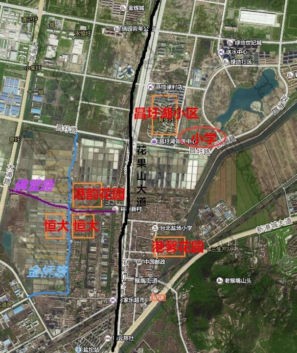 各大房企抢地,花果山淘金