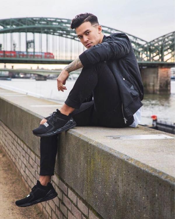 彪马pumaignitelimitless,彪马面包鞋180棕灰色穿搭